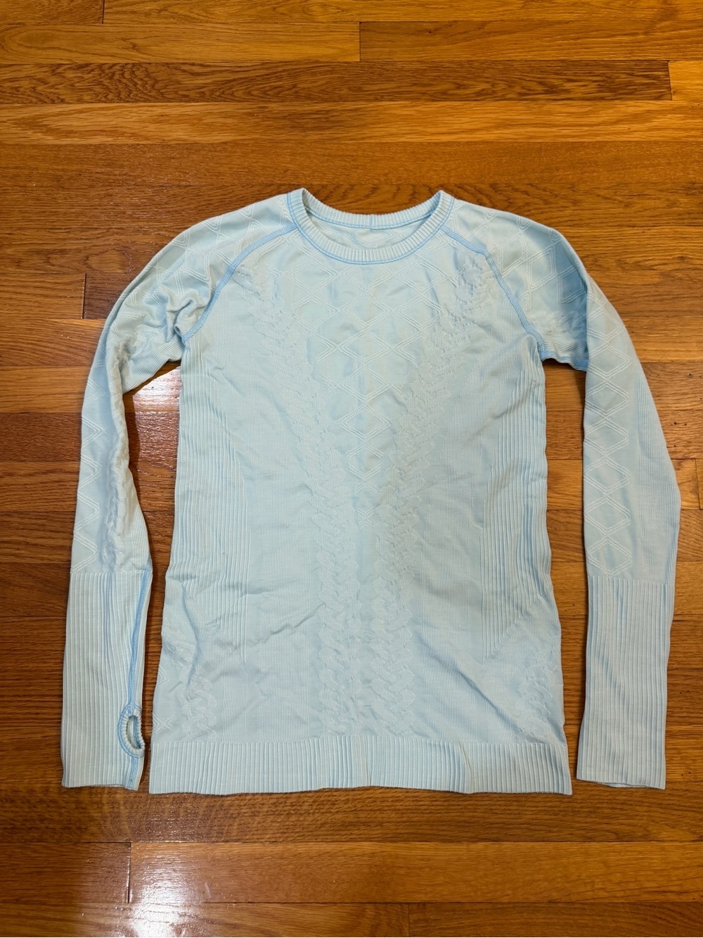 Lululemon Rest Less Pullover Heathered Caspian Blue - Size 10